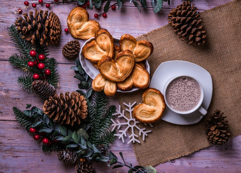 Toast and hot chocolate